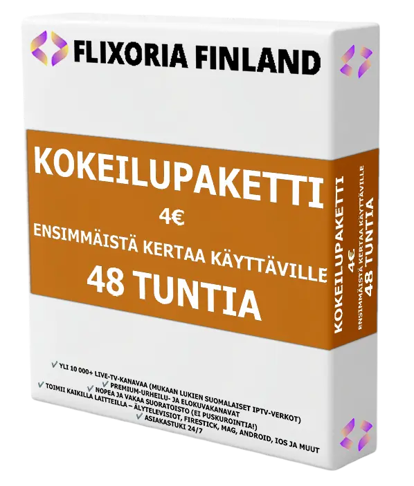 IPTV 48 tunnin kokeilupaketti